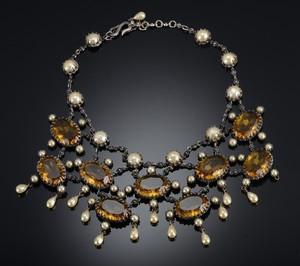 1950's Mitchell Maer dior necklace